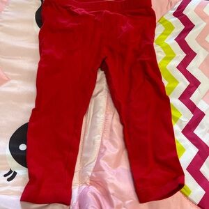 Red Kids Leggings